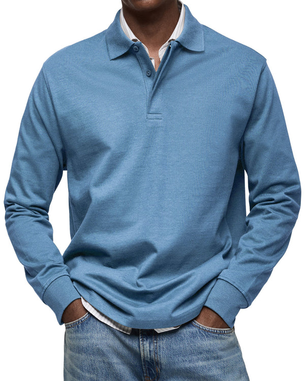 Alexandre™ | Casual Long Sleeve Polo Shirt