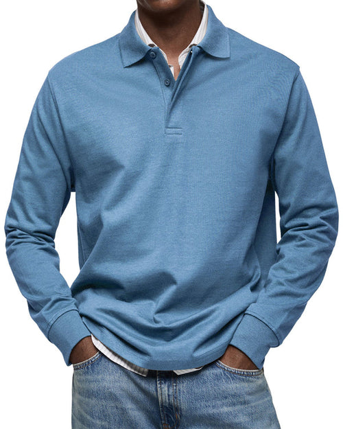 Alexandre™ | Casual Long Sleeve Polo Shirt