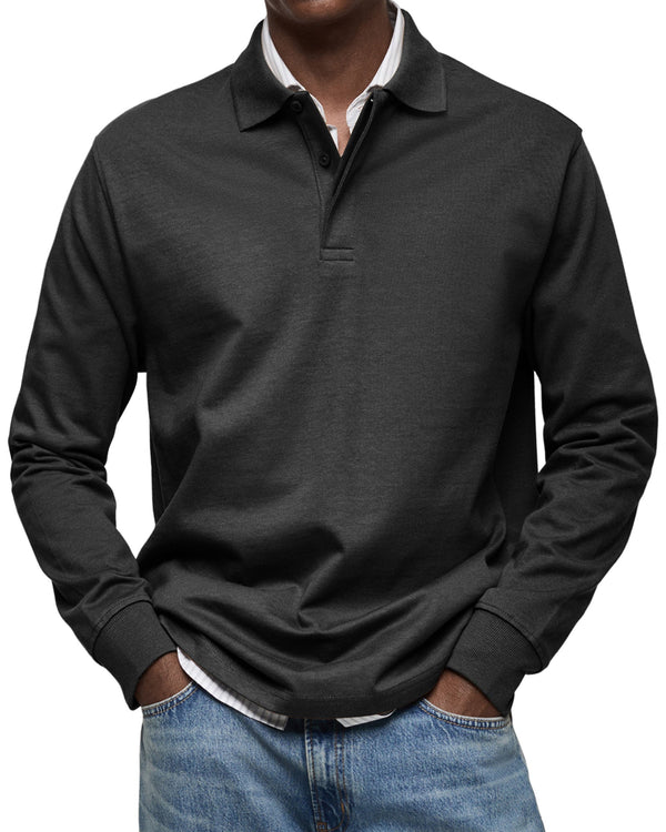 Alexandre™ | Casual Long Sleeve Polo Shirt