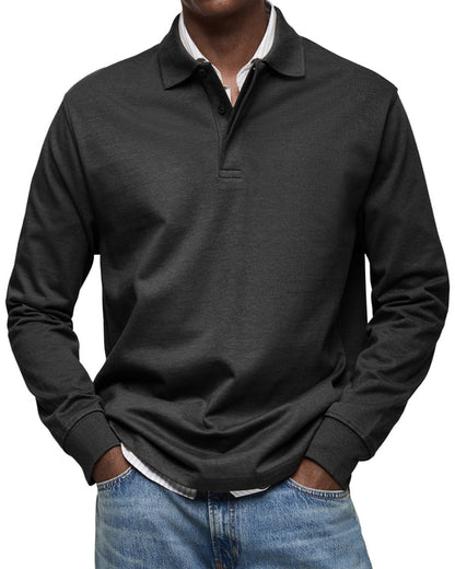 Alexandre™ | Casual Long Sleeve Polo Shirt
