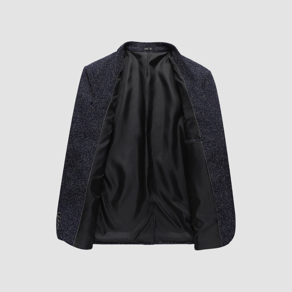 Old Money Italian Style Slim Fit Single-Breasted Suit Jacket