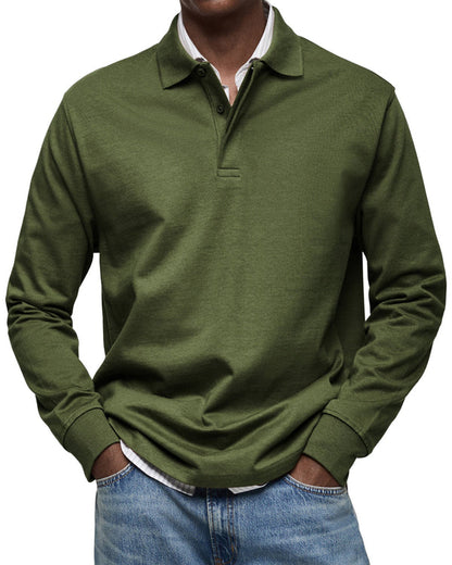 Alexandre™ | Casual Long Sleeve Polo Shirt
